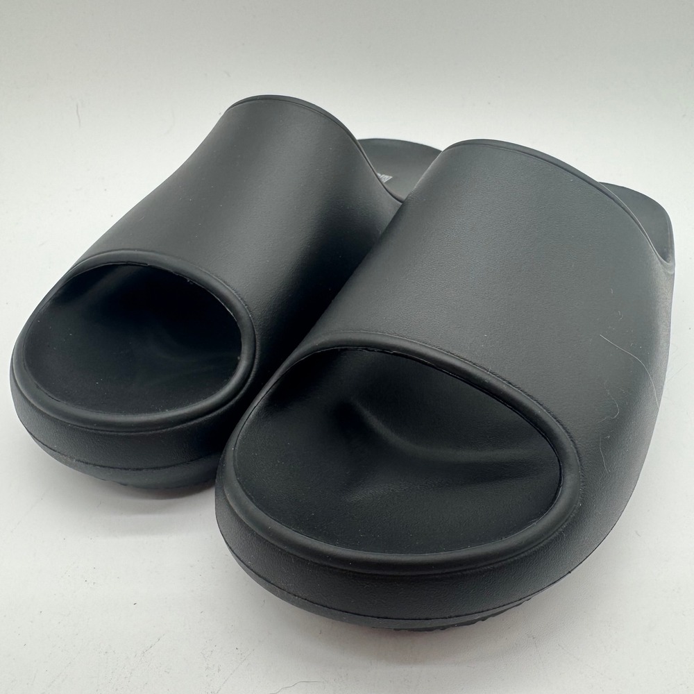 32 Degrees Cool Unisex Cushion Slides Black Slip On Sandals Size L W9-10 M7-8
